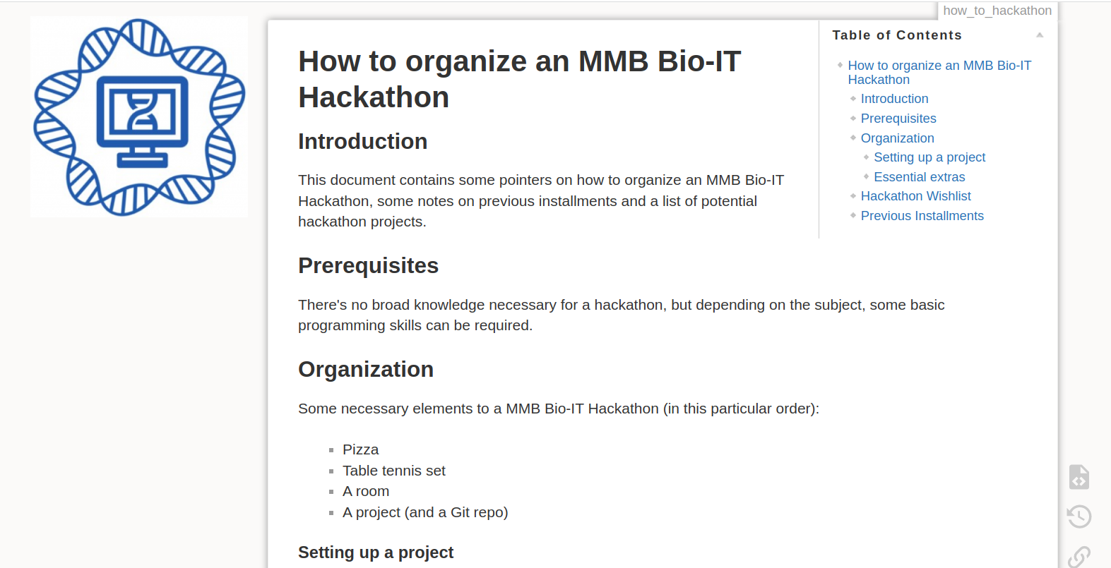 Example wiki entry
